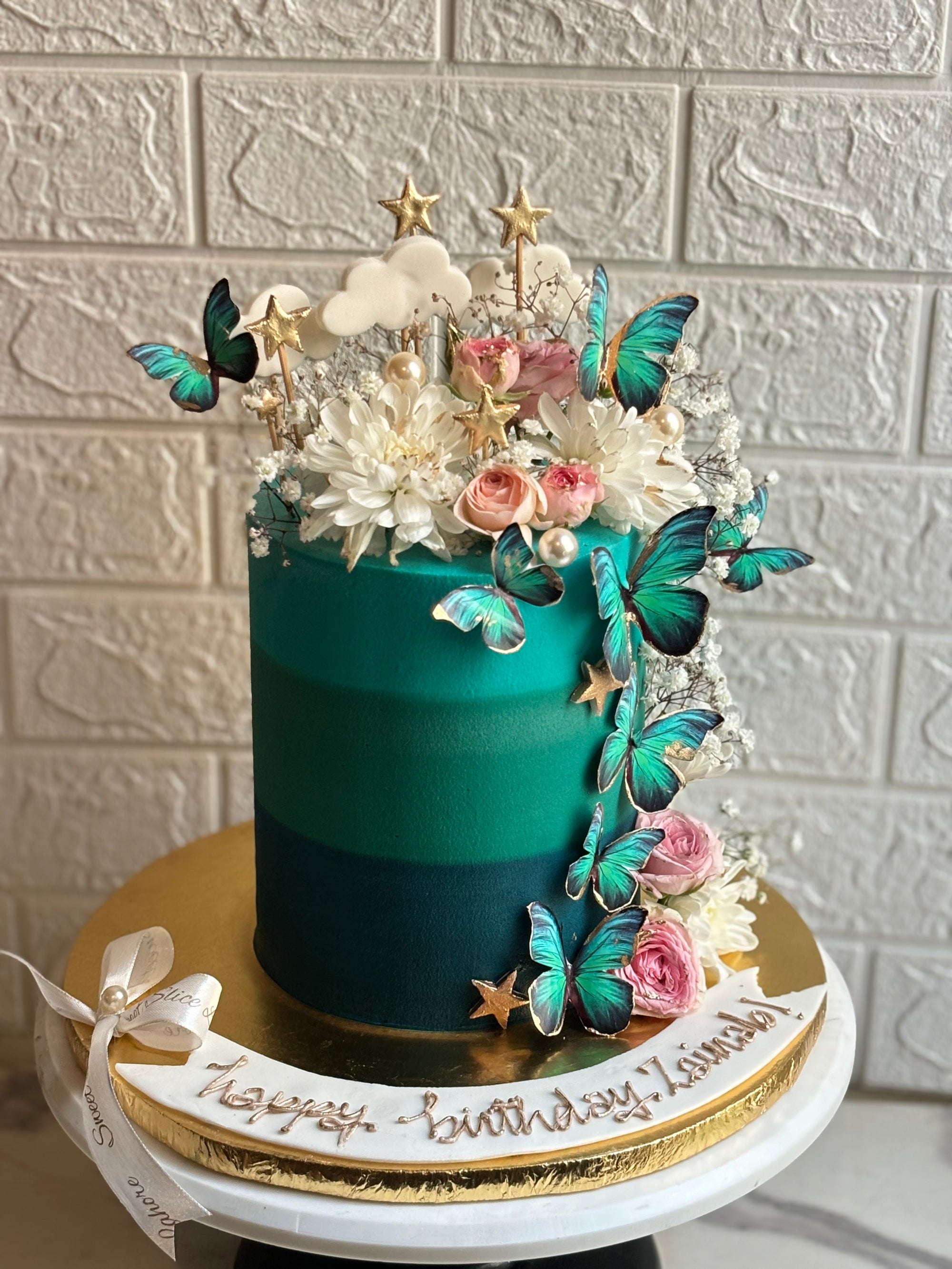 Enchanted Garden Birthday Cake (3 lbs)