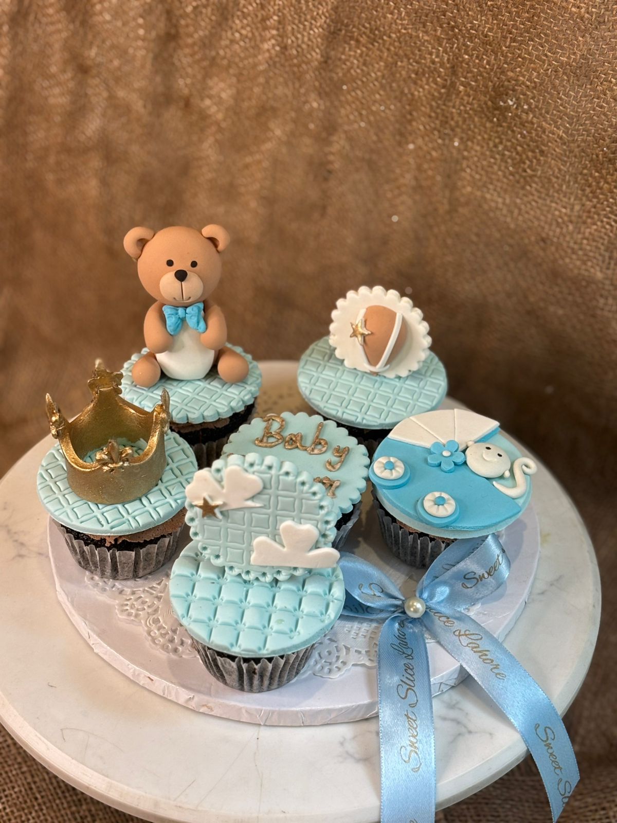 Baby Boy Cupcakes