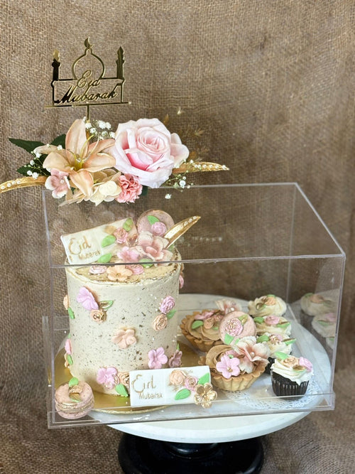Acrylic box platter (toppers/wish is customisable)