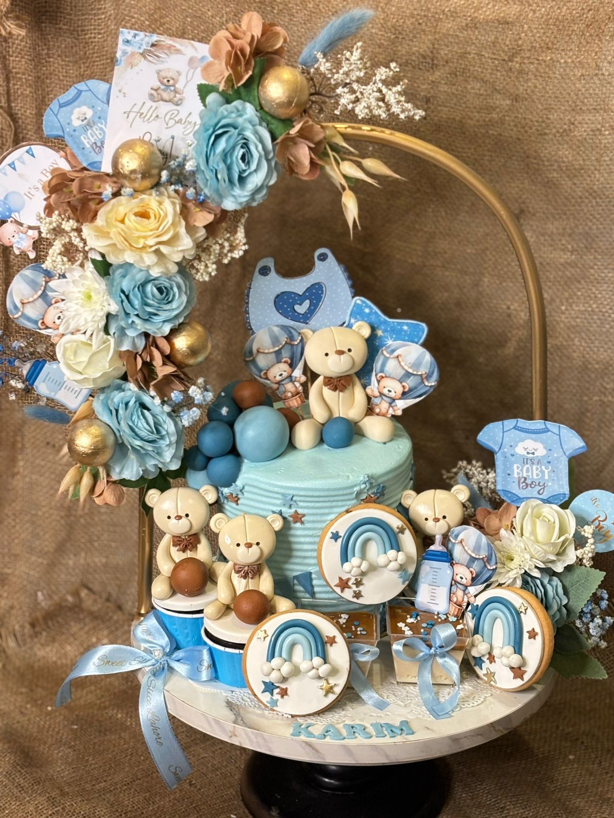Baby Announcement Platter