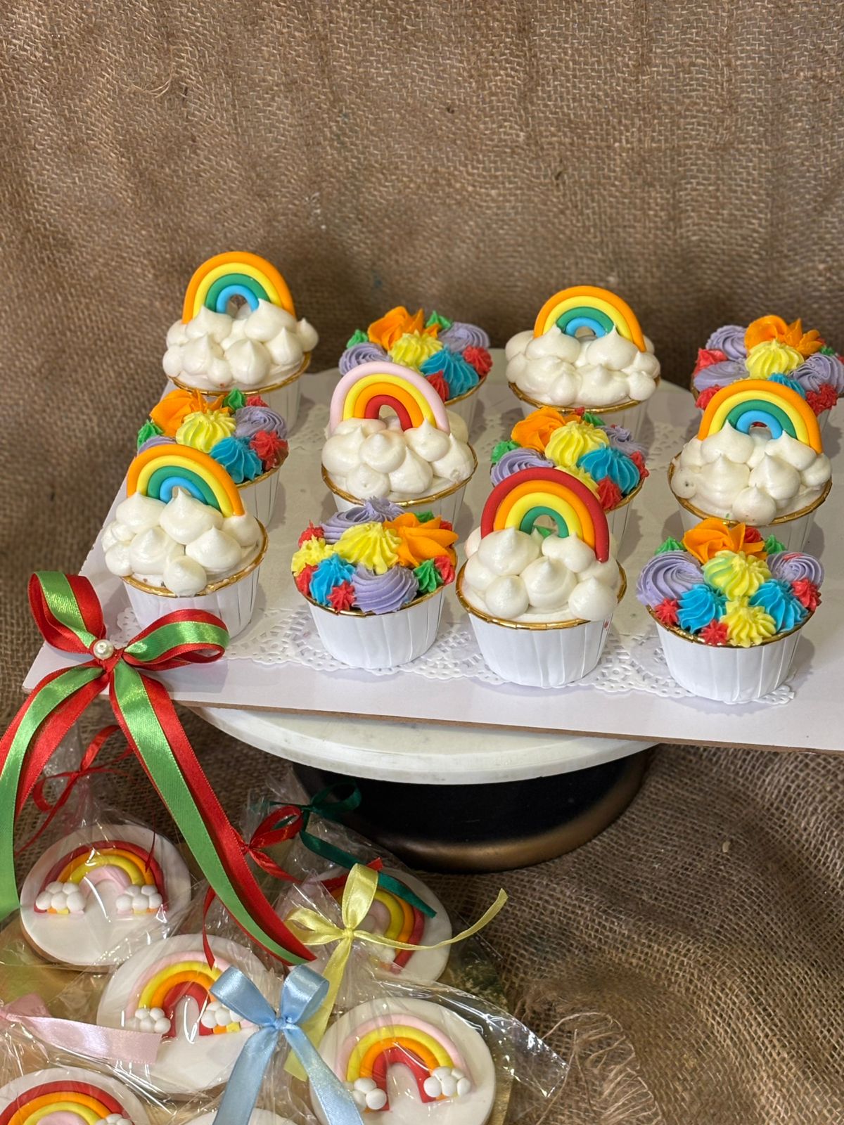 Rainbow Cupcakes