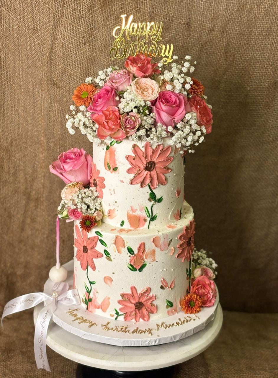 Rosé Garden Luxury Cake (7lbs)
