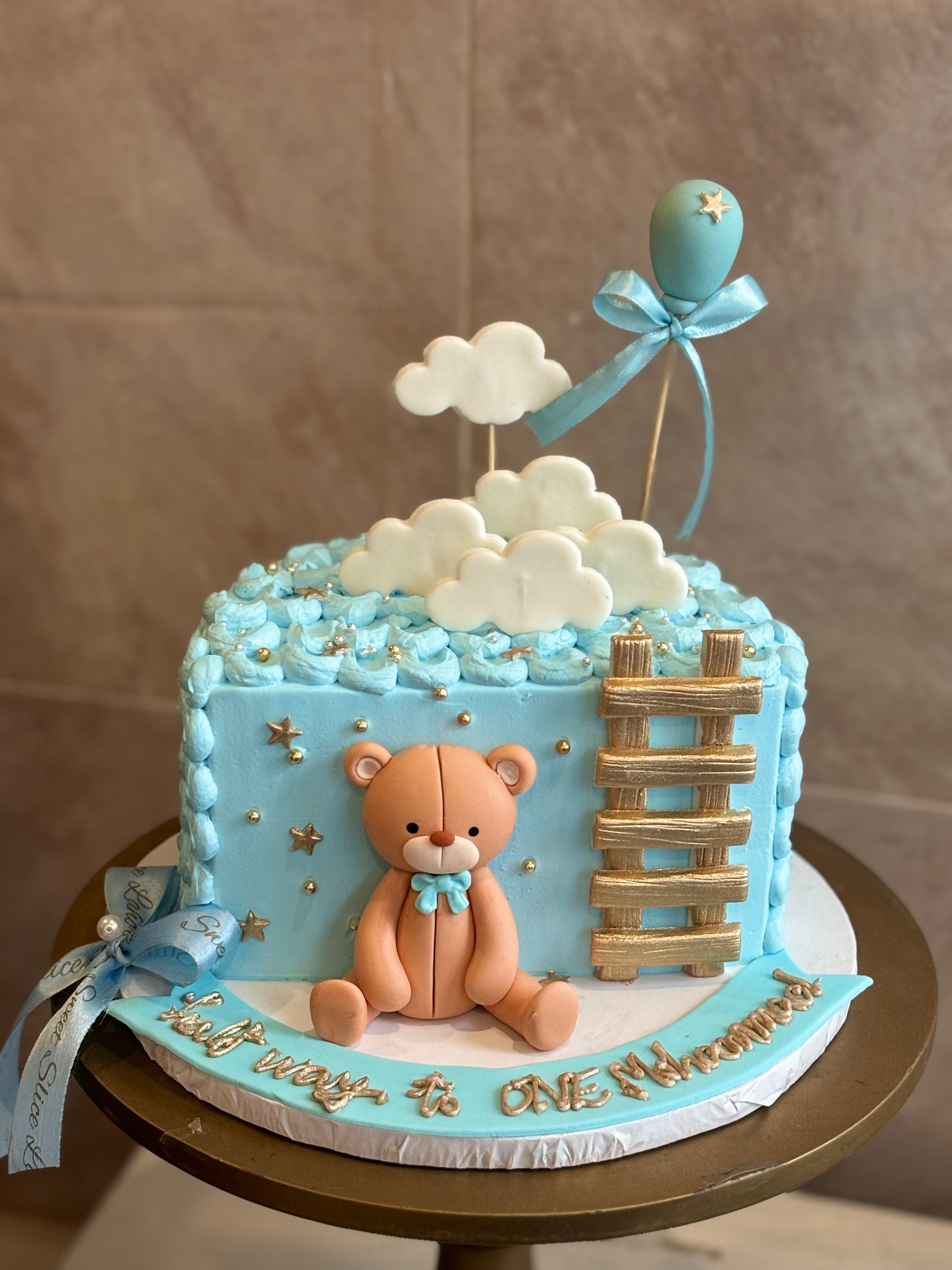 Sky Bear Half Birthday Cake (2 lbs)